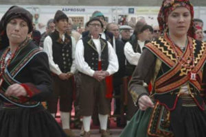 La indumentaria tradicional viste el día de la comarca zamorana de Aliste