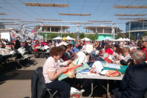 Más de medio millar de personas acuden al XVIII Encuentro de Encaje de Bolillos de Zaragoza