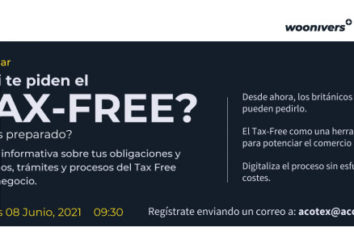 «¿Y si te piden el Tax Free?», webinar de Acotex ante la llegada de británicos (no comunitarios)